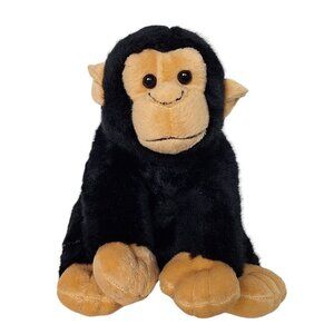 Wild Republic Black Chimpanzee Plush Stuffed Animal 9"